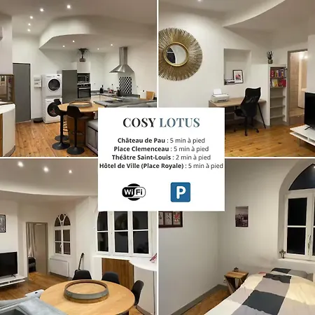 Appartement Cosy Lotus 1ch - Place Verdun & Parking *
